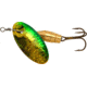Panther Martin Holographic Deluxe In-Line Spinner #6, 1/4oz, Holographic Green &amp; Gold, 6PMHD-GGH