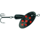 Panther Martin In-Line Spinner, #4, 1/8 oz, Spotted Black with Fluorescent, 4PMBFL