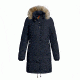 Parajumpers Light Long Bear Parka - Womens, Blue-Black, Extra Small 17WMPWJCKHF33-17WP07-560-XS