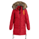 Parajumpers Long Bear Insulated Urban Jacket - Womens, Scarlet, Extra Small, 18WMPWJCKMA33-723-XS