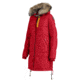 Parajumpers Long Bear Insulated Urban Jacket - Womens, Scarlet, Extra Small, 18WMPWJCKMA33-723-XS