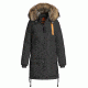 Parajumpers Long Bear Lapin Fur Parka - Womens, Anthracite, Small 17WMPWJCKMA43-17WP04-555-S