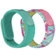 Parakito Mosquito Repellent Bonus Pack, 2 Wristbands w/ 2 Refills, Turquoise/Key West, One Size, FGWBTEKW