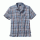 Patagonia A/C Short Sleeve Shirt - Men's-Santa Ana/Skipper Blue-X-Small