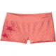 Active Mesh Boy Shorts - Womens-Waterflower Graphic/Pickled Pink-Large
