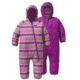 Patagonia Baby Reversible Puff-Ball Bunting-Imogen Stripe/Ikat Purple-2T