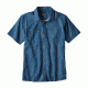 Patagonia Back Step Shirt - Men's-Micro Medusa/Big Sur Blue-Small