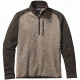 Patagonia Better Sweater 1/4 Zip - Men's-Pale Khaki/Dark Walnut-Medium