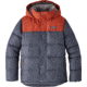 Patagonia Bivy Down Hoody - Boy's-Smolder Blue-Large