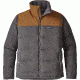 Patagonia Bivy Down Jacket - Men's-Forge Grey/Bear Brown-Medium