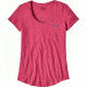 Patagonia Board Short Logo Cotton/Poly Scoop T-Shirt - Women's-Craft Pink-Medium