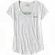 Patagonia Board Short Logo Cotton/Poly Scoop T-Shirt - Women's-White-Medium