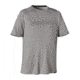 Patagonia Capilene 1 Silkweight Graphic T-Shirt - Men's-Text Outline Logo/Feather Grey-Small