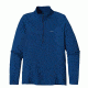 Patagonia Capilene 2 Lightweight Long Sleeve Zip-Neck - Men's-Channel Blue/Bandana Blue-Large