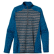 Patagonia Capilene 3 Midweight Long Sleeve Zip-Neck - Men's-Sandstone Stripe / Bandana Blue-Small