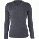 Patagonia Capilene Daily Long Sleeve T-Shirt-Women's-Smolder Blue/Navy Blue X-Dye-Large