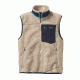 Patagonia Classic Retro-X Vest - Mens-Large-Natural/Navy Blue