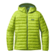 Down Sweater Full-Zip Hoody - Mens-X-Large-Peppergrass Green