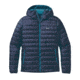 Down Sweater Full-Zip Hoody - Mens-X-Small-Navy Blue