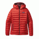 Patagonia Down Sweater Hoody - Women's-Cochineal Red-X-Small