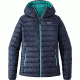 Patagonia Down Sweater Hoody - Women's-Navy Blue/Strait Blue-Small
