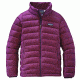 Patagonia Down Sweater Jacket - Girl's-Small-Violet Red