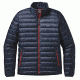 Patagonia Down Sweater - Men's-Large-Navy Blue/Ramble Red