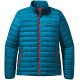 Down Sweater - Mens-X-Small-Underwater Blue/French Red