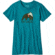 Patagonia Eat Local Upstream Cotton/Poly Responsibili-Tee - Women's-Elwha Blue-Large