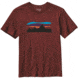 Patagonia Fitz Roy Banner Cotton T-Shirt - Men's -Cinder Red-Small