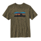 Patagonia Fitz Roy Banner Cotton T-Shirt - Men's -Fatigue Green-X-Large