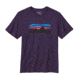 Patagonia Fitz Roy Banner Cotton T-Shirt - Men's -Panther Purple-Small
