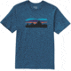 Fitz Roy Banner Cotton T-Shirt - Mens -Glass Blue-X-Large