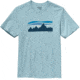 Patagonia Fitz Roy Banner Cotton T-Shirt - Men's -Tubular Blue-Large