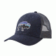 Patagonia Fitz Roy Bison Trucker Hat - Men's-Navy Blue