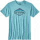 Patagonia Fitz Roy Crest Cotton/Poly T-Shirt - Men's-Crevasse Blue-X-Large