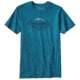 Patagonia Fitz Roy Crest Cotton/Poly T-Shirt - Men's-Deep Sea Blue-Small