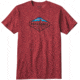 Patagonia Fitz Roy Crest Cotton/Poly T-Shirt - Men's-Raspen Red-Small