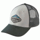 Patagonia Fitz Roy Crest LoPro Trucker Hat - Men's-White/Carbon-One Size-One Size