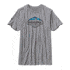 Patagonia Fitz Roy Crest T-Shirt - Mens-Heather Grey-X-Large