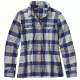 Patagonia Fjord Flannel Long Sleeve Shirt - Women's-Tree Crown/Harvest Moon Blue-0