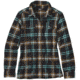 Patagonia Fjord Flannel Long Sleeve Shirt - Women's-Windrow/Black-0