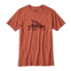 Patagonia Flying Fish Cotton/Poly T-Shirt - Mens-Roots Red-X-Small