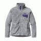 Patagonia Full-Zip Re-Tool Jacket - Womens-Large-Tailored Grey Nickel/Concord Purple
