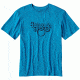 Patagonia Groovy Type Cotton T-Shirt - Men's-Grecian Blue-Large