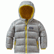 Patagonia Hi-Loft Down Sweater Hoody - Baby-Drifter Grey-6M