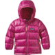 Patagonia Hi-Loft Down Sweater Hoody - Baby-Magenta-12M