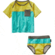 Patagonia Infant Little Sol Swim Set-Howling Turquoise-3M