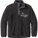 Patagonia Lightweight Synchilla Snap-T Pullover - Boy's-Black-Medium