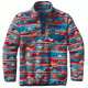 Patagonia Lightweight Synchilla Snap-T Pullover - Boy's-Delta/Ramble Red-Small